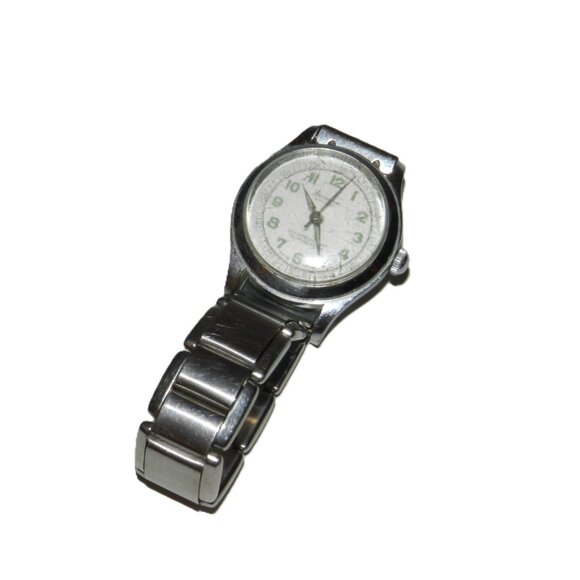Vintage Bercona Sport Manual Wind Unisex Wristwatch Silver Tone Working - Picture 8 of 16